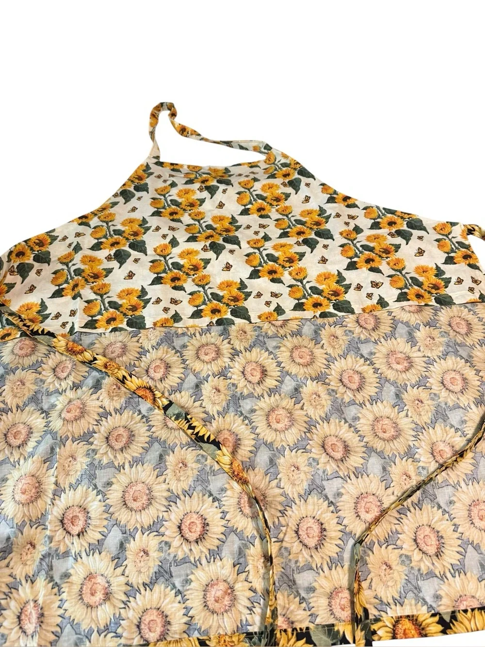 Sunflower Print Adjustable Kitchen Apron